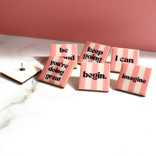 Positive Pins: Pink Month Special
