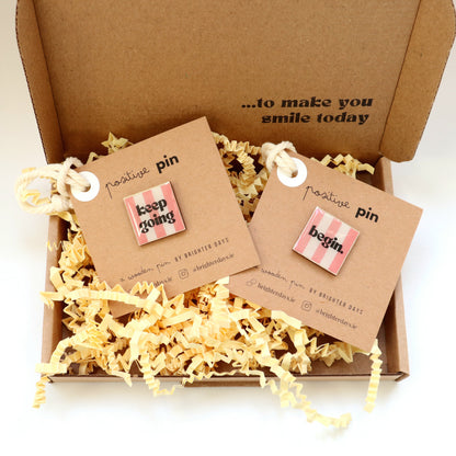 Positive Pin Duo: Pink Month Special