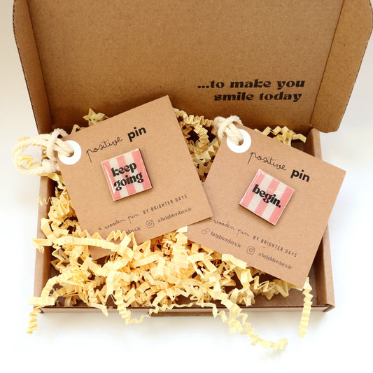 Positive Pin Duo: Pink Month Special